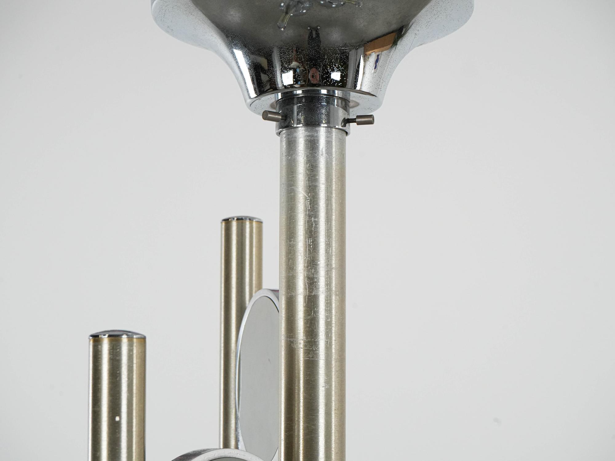 Space Age Kronleuchter Muranoglas 1970er Jahre 8