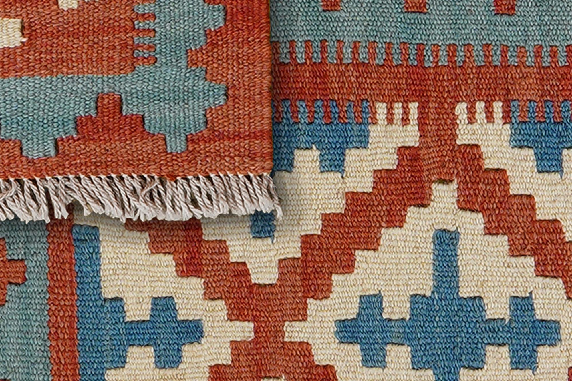 Kilim Gashgai Teppich Wolle Mehrfarbig 4