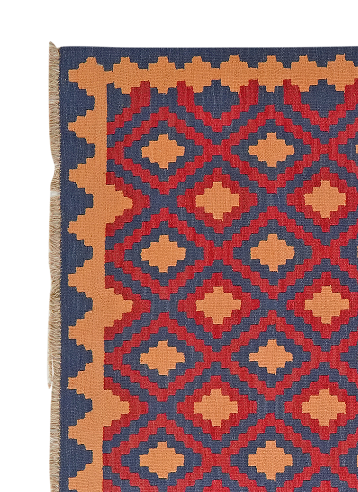Kilim Gashgai Teppich Mehrfarbig 1