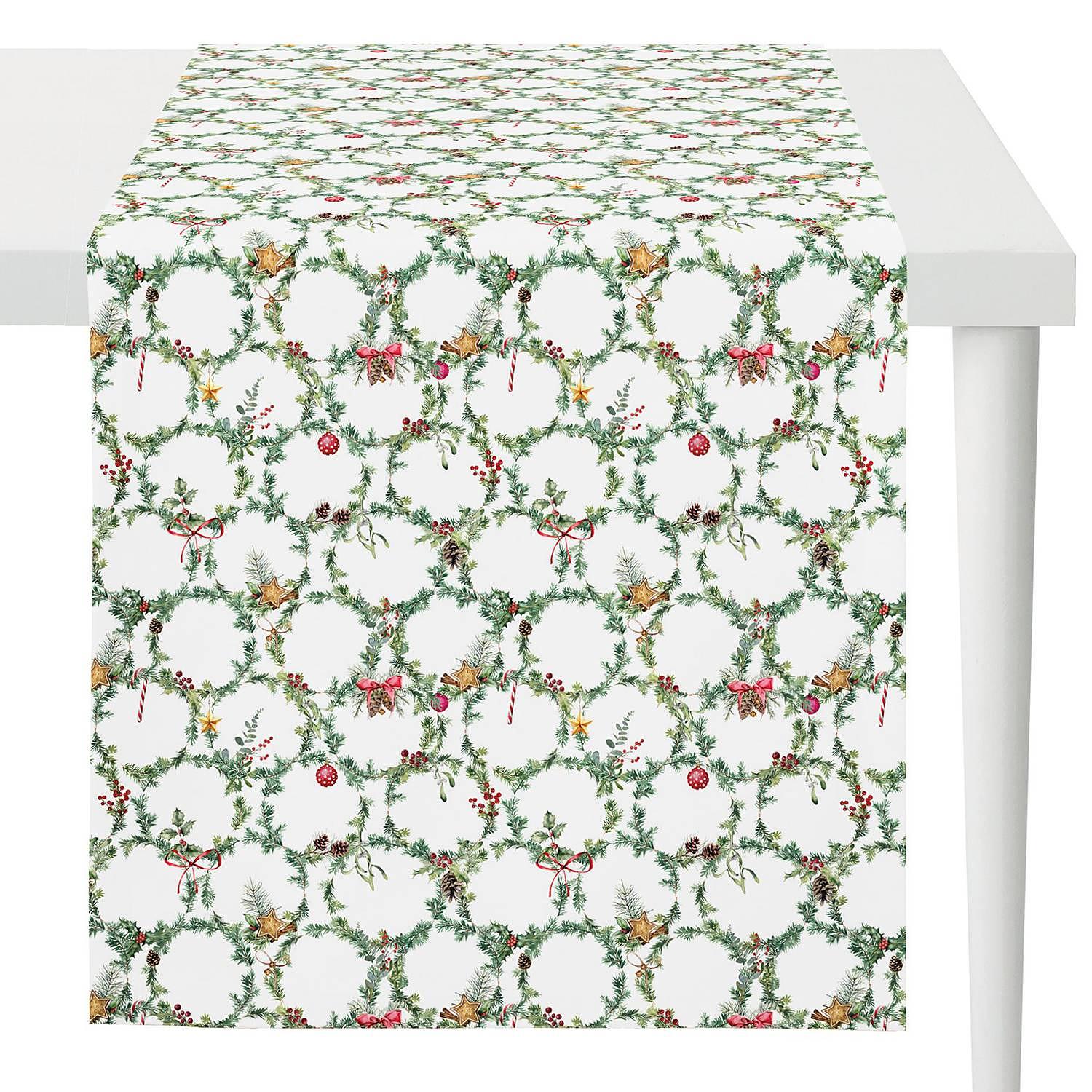 Tischläufer 3606 Baumwolle Rot 48 x 140 cm 1