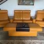 Arion 4-Sitzer Sofa mit Hocker Leder 0