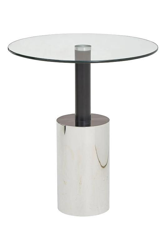 Oria Beistelltisch mit silberner Basis
 4