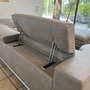 Sofa, Hocker & Pouf Leder Edelstahl Grau 4