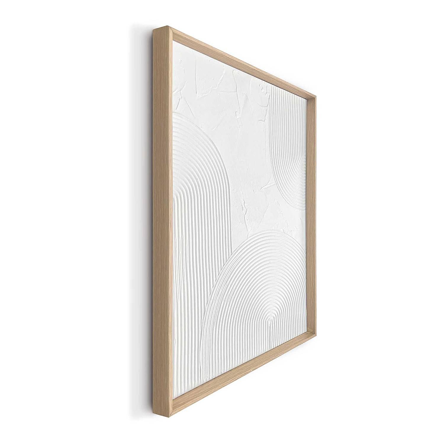 Thin Comb Wandbild Weiß 30 x 40 cm 3