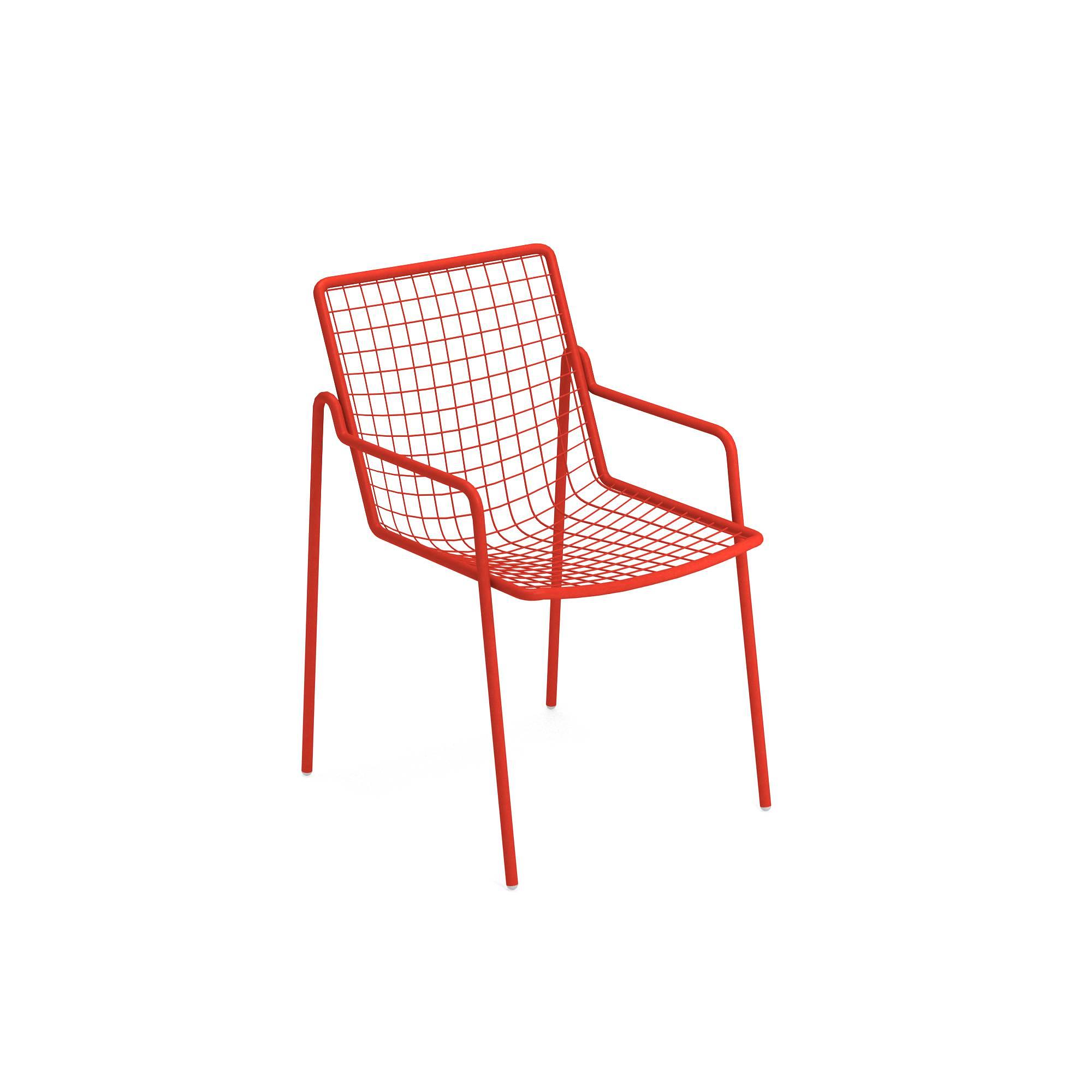 Rio R50 Armchair Steel Red 0