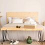 Nuru Nachttisch Holz Metall Kiefer 0