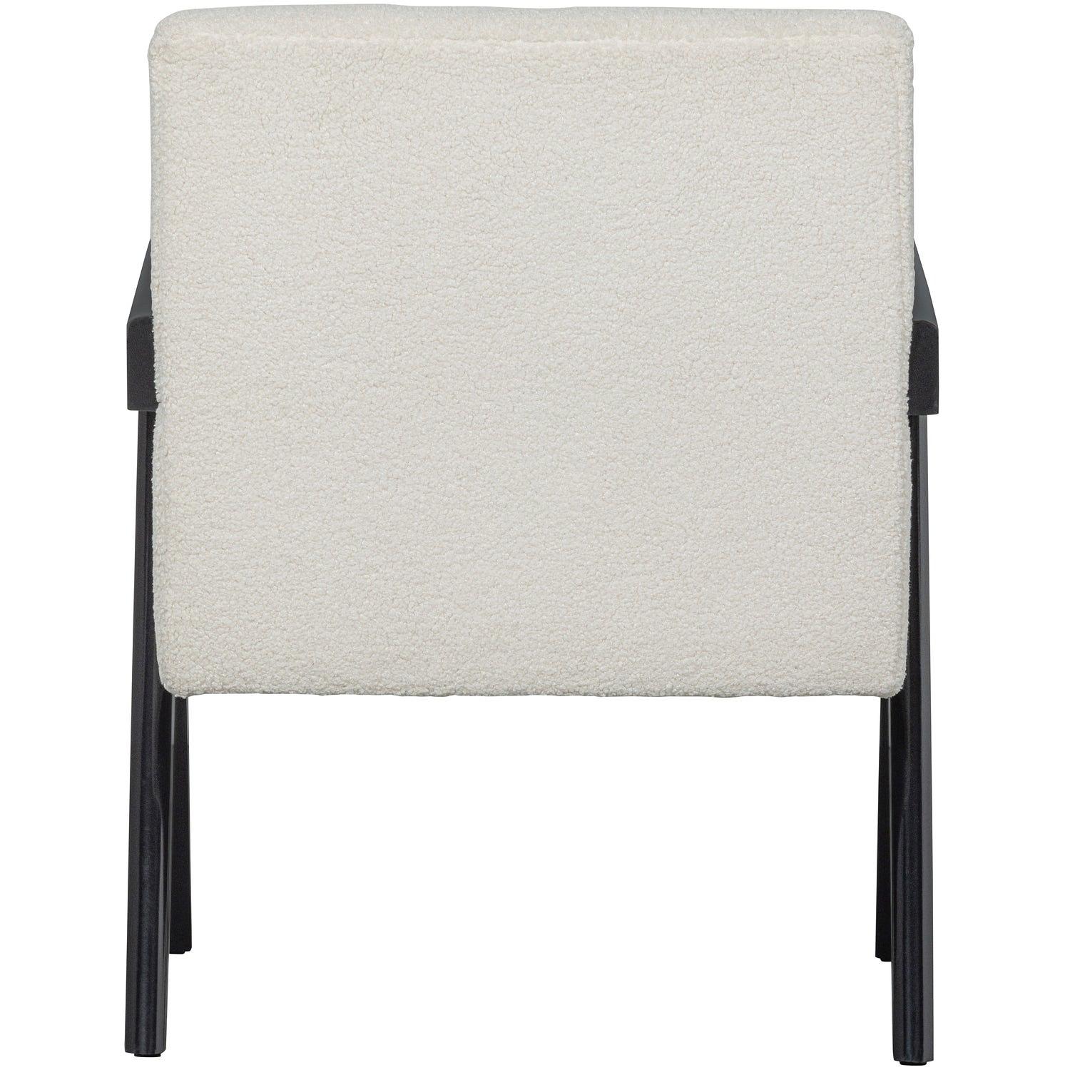 Lowie Sessel Creme Schwarz 7