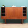 Vintage Highboard Teakholz Braun 1960er Jahre 2