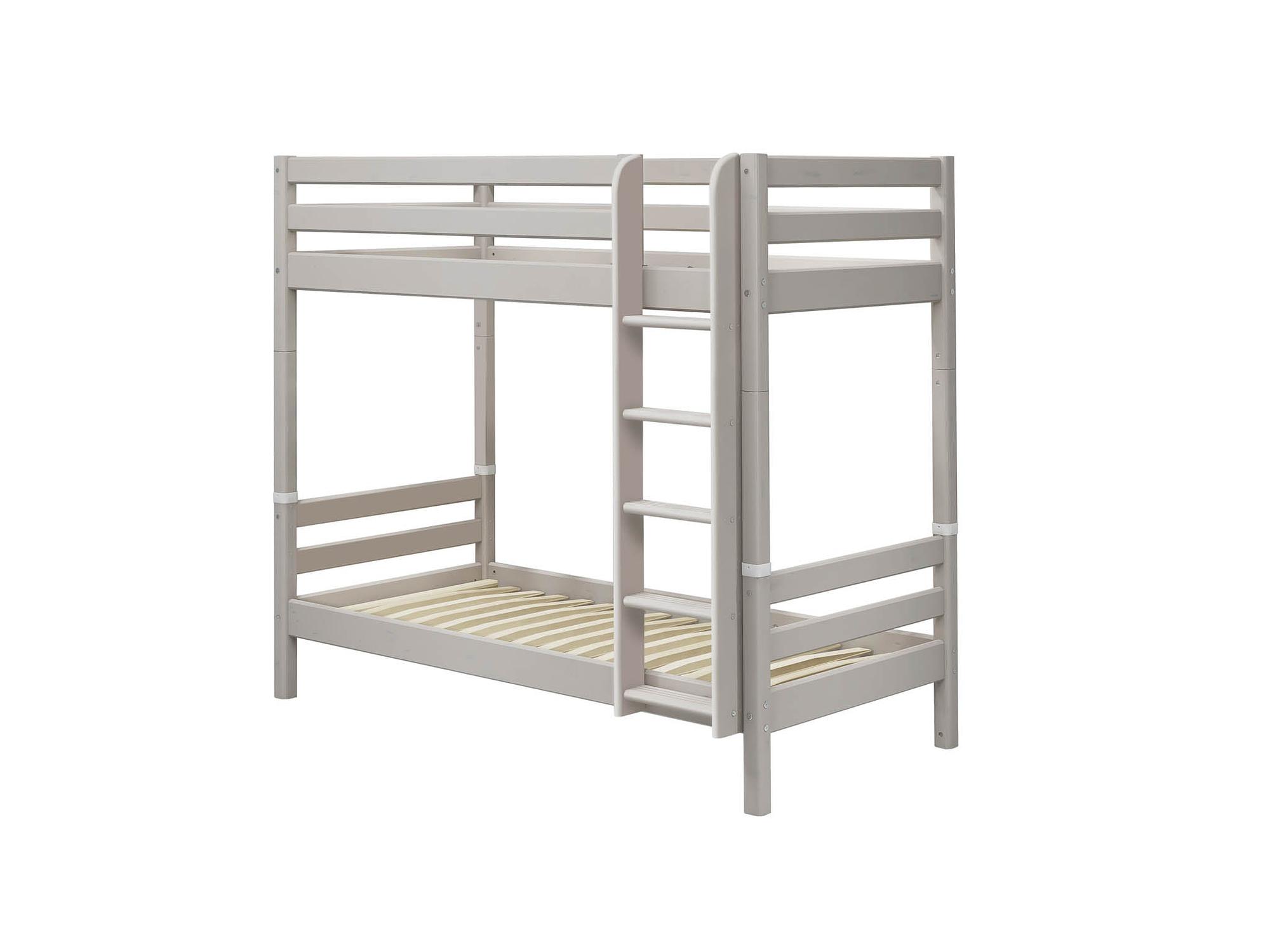 Etagenbett Leiter Holz Grau 6
