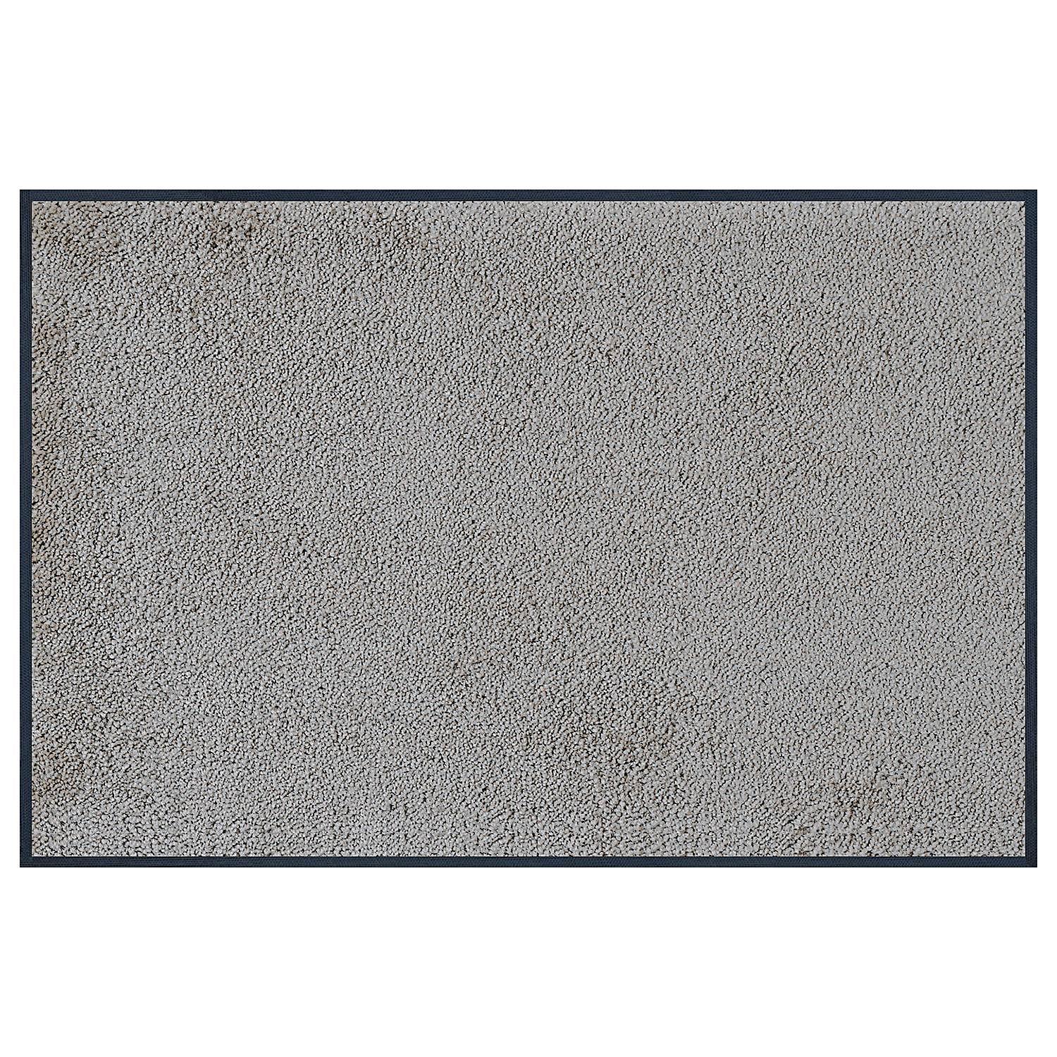 Fuß Sauberlaufmatte Polyamid Nitrilgummi Grau 60 x 90 0