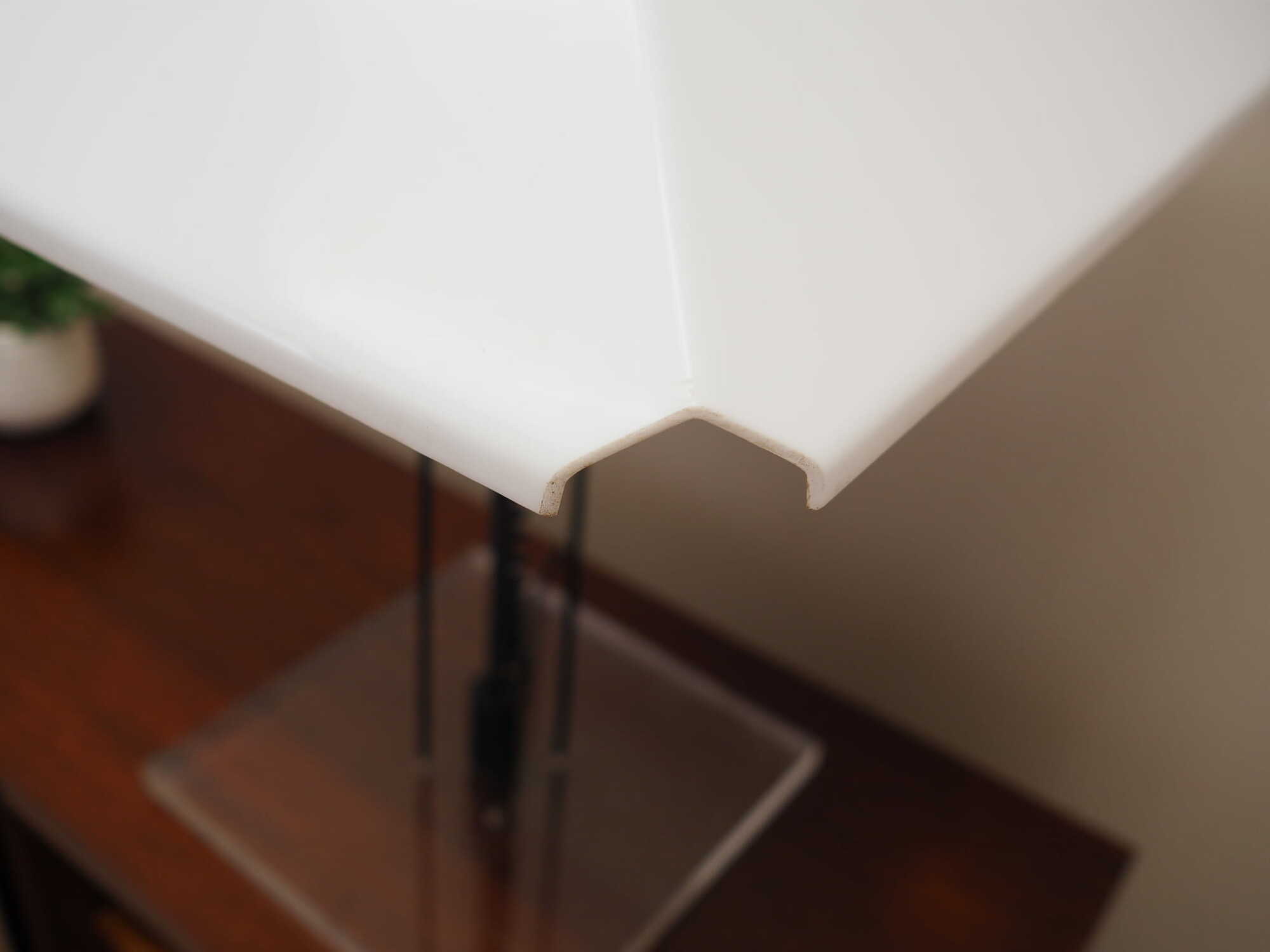 Table lamp Plastic Metal White 1970s 6