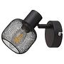 Wandleuchte Mesh Stahl Schwarz 4