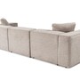 Sofa 3-Sitzer Leinen Mokka 3