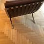 Barcelona Sessel Mies van der Rohe Leder Braun 4