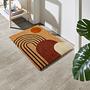 Coconut Geo Doormat Coconut Multicolored 3