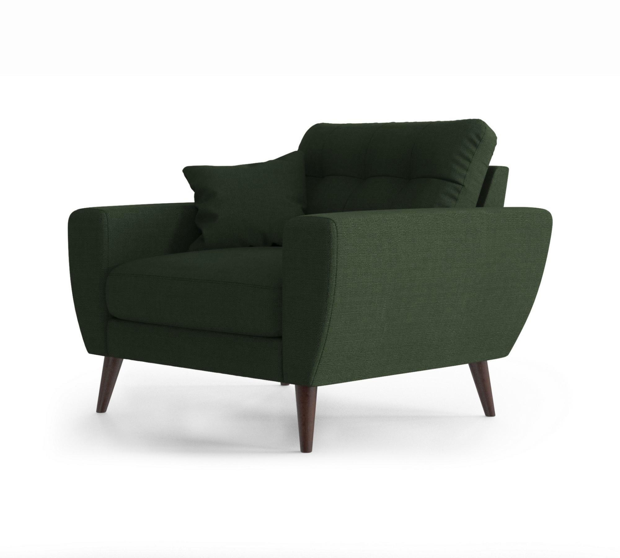 Sessel Gallieni Samt Grün  1