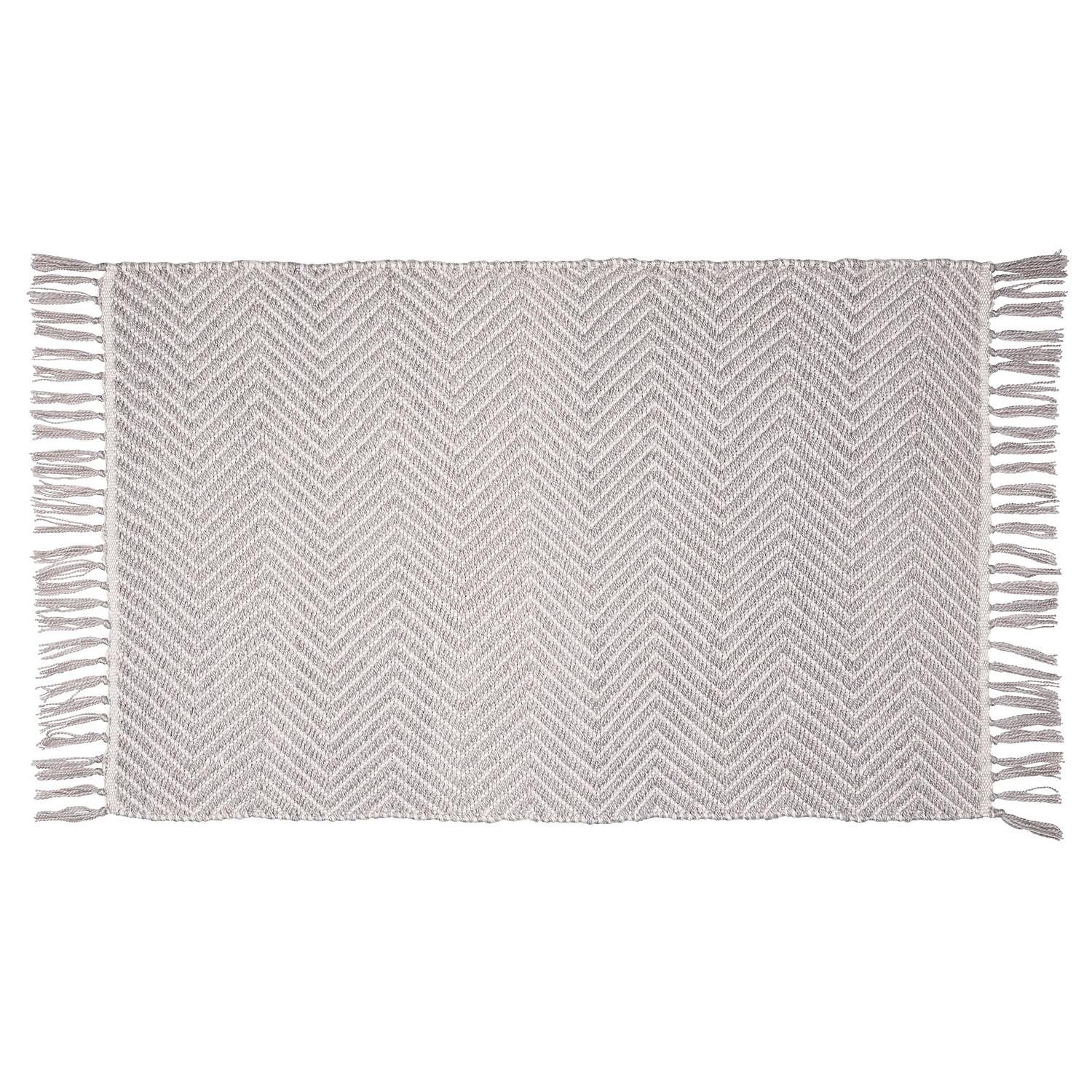 Bath mat Gata Grey White 0