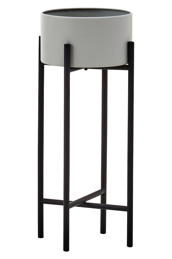 Trosa Kleine Weiß Schwarz Stand Blumentopf
 4
