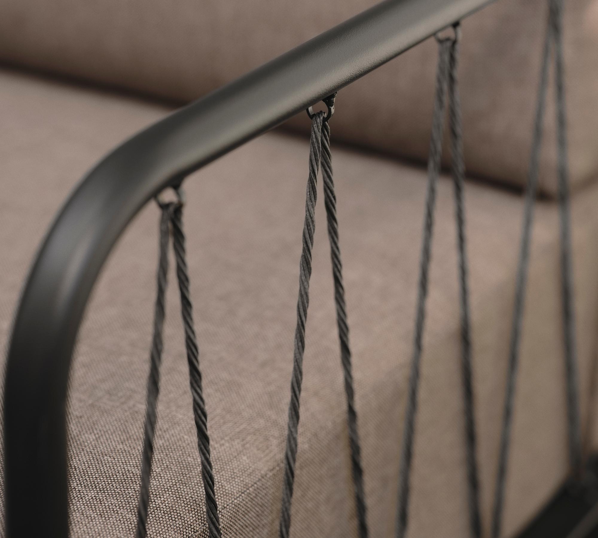 Hadley Outdoor 1-Seater Module Left Sesame 6