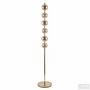 Floor lamp Ilumo Colored glass / Iron 6-Light Beige Gold 4