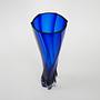 Cobalt vase blue 1970s 6
