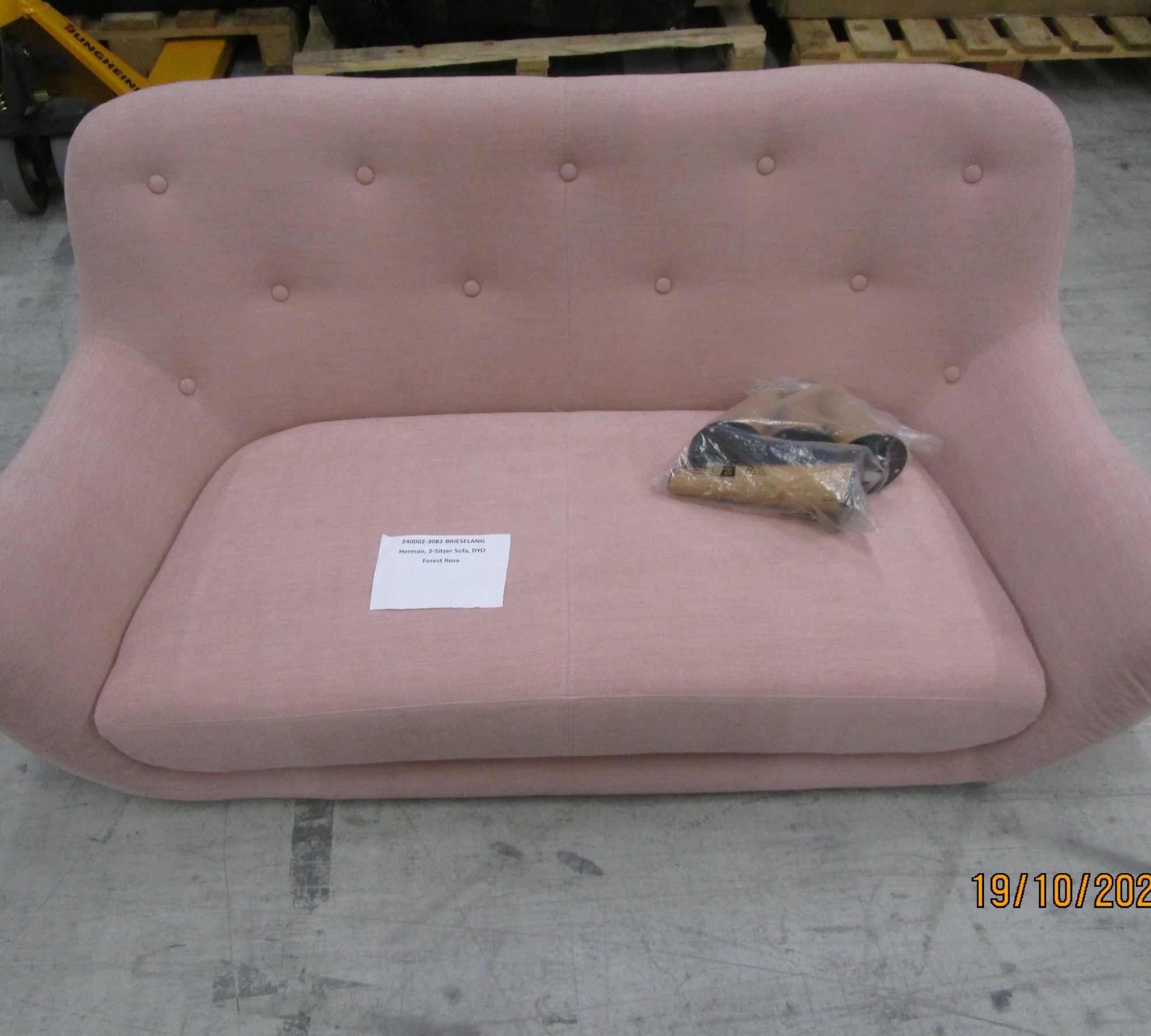 Herman Sofa 2-Sitzer Forest Rosa 6
