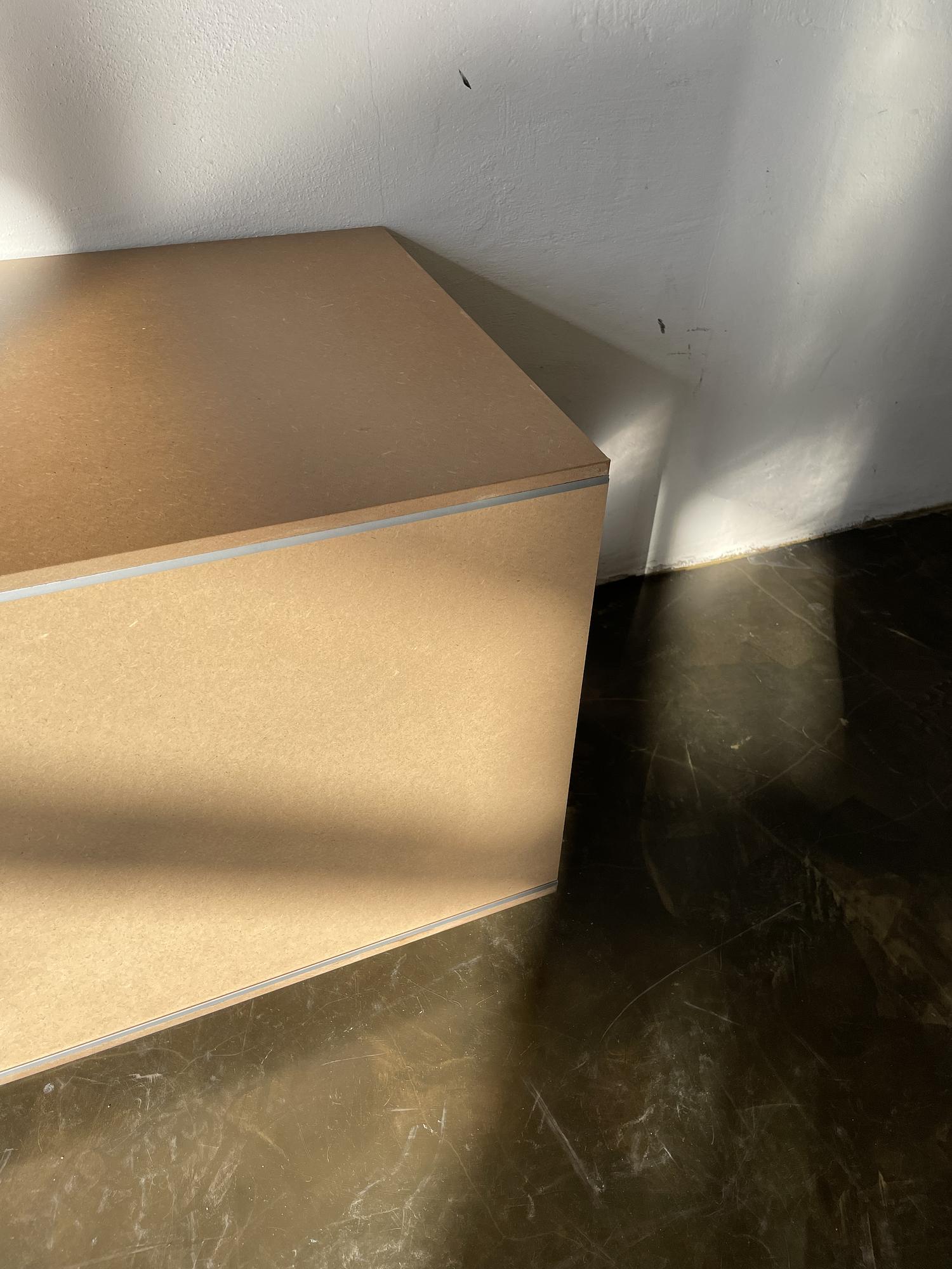 TV Sideboard Holz Aluminum Braun 2