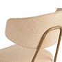 2x Nancy Dining Chair Wood Veneer Cream White 4