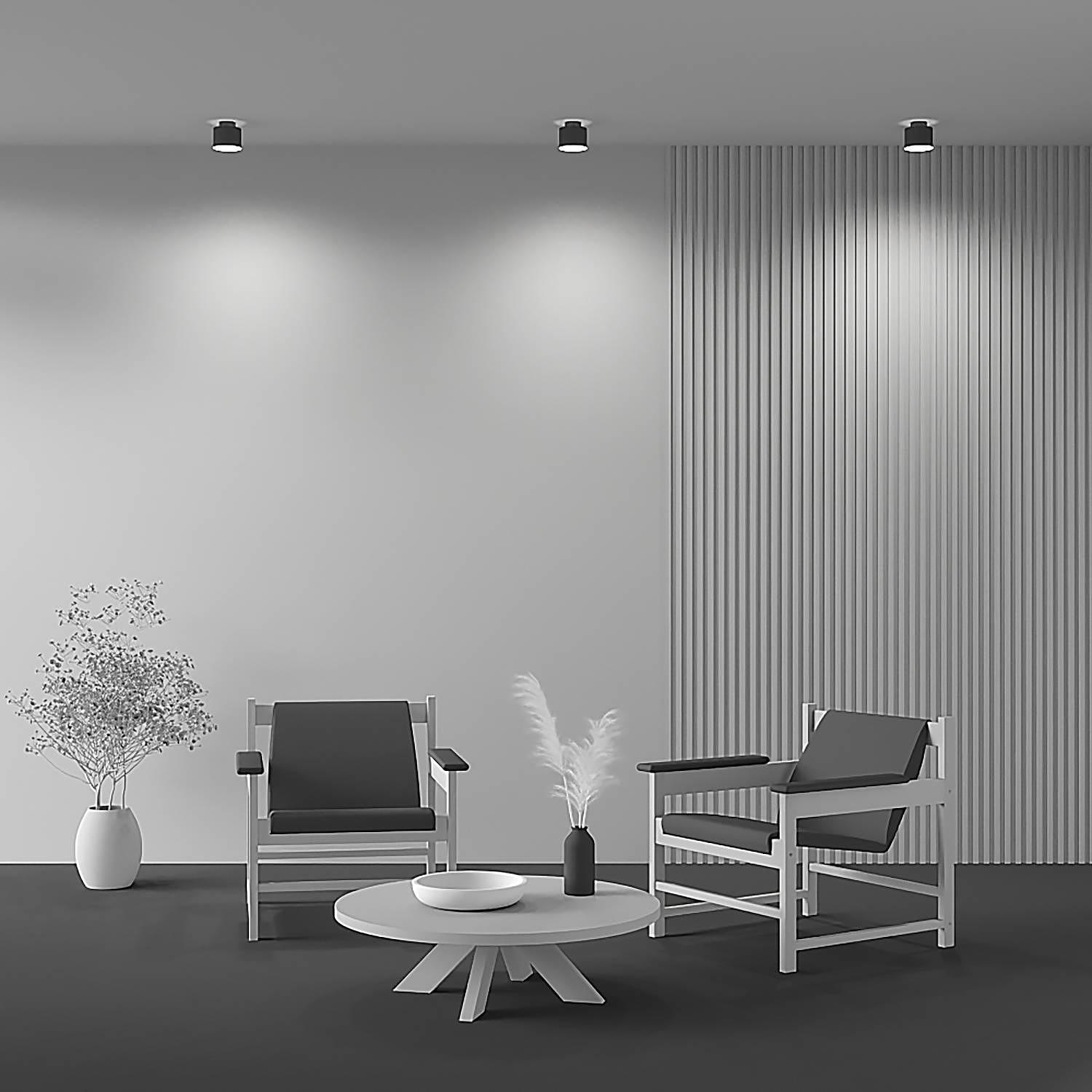 LED-Deckenleuchte Planet Typ C Schwarz 2