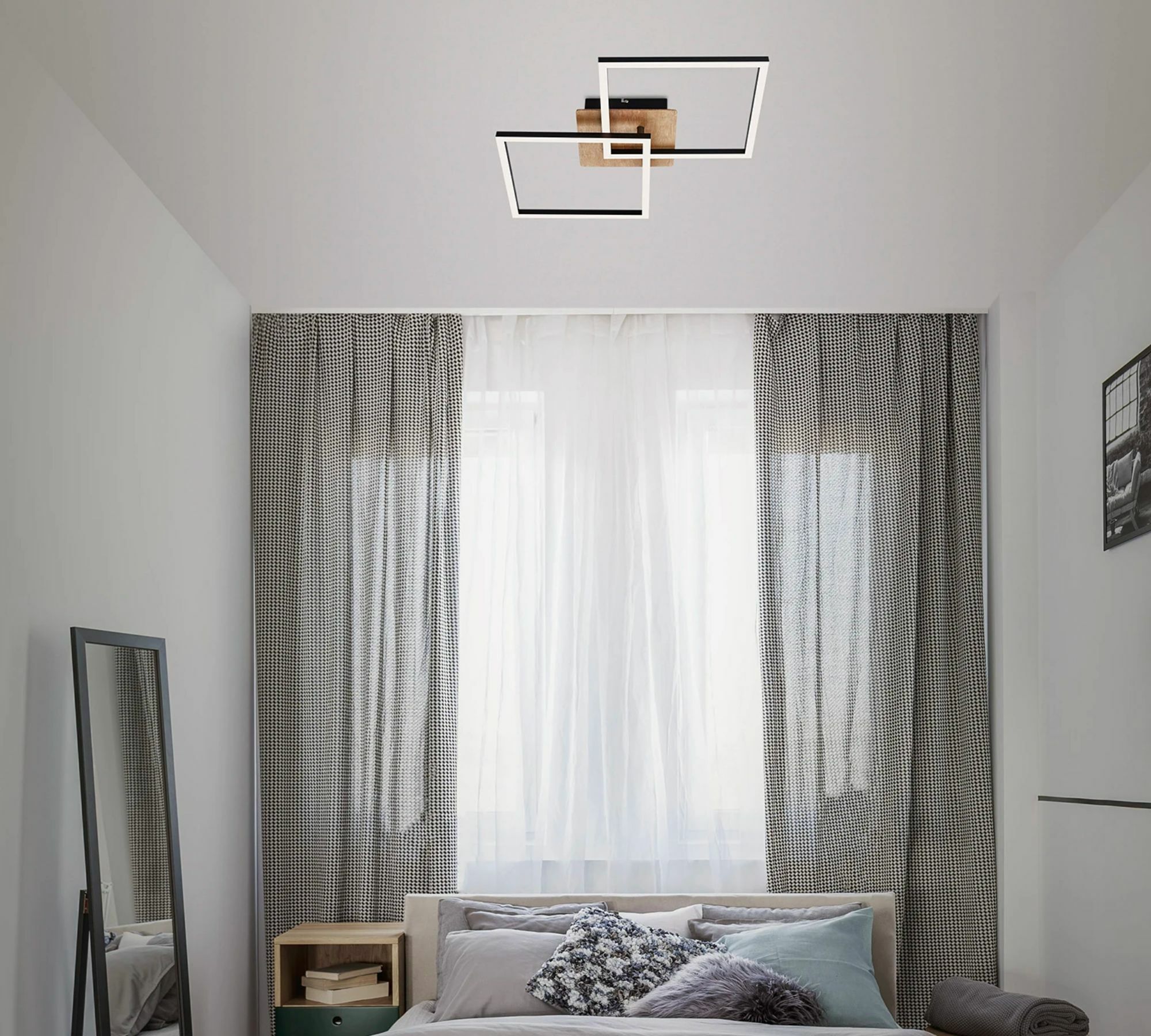 LED ceiling light 1-flame plastic metal 2