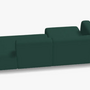 Mags Modulsofa Samt Lola Dark Green 4