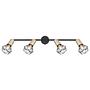 Xara VII Ceiling light Iron 4-flame 2
