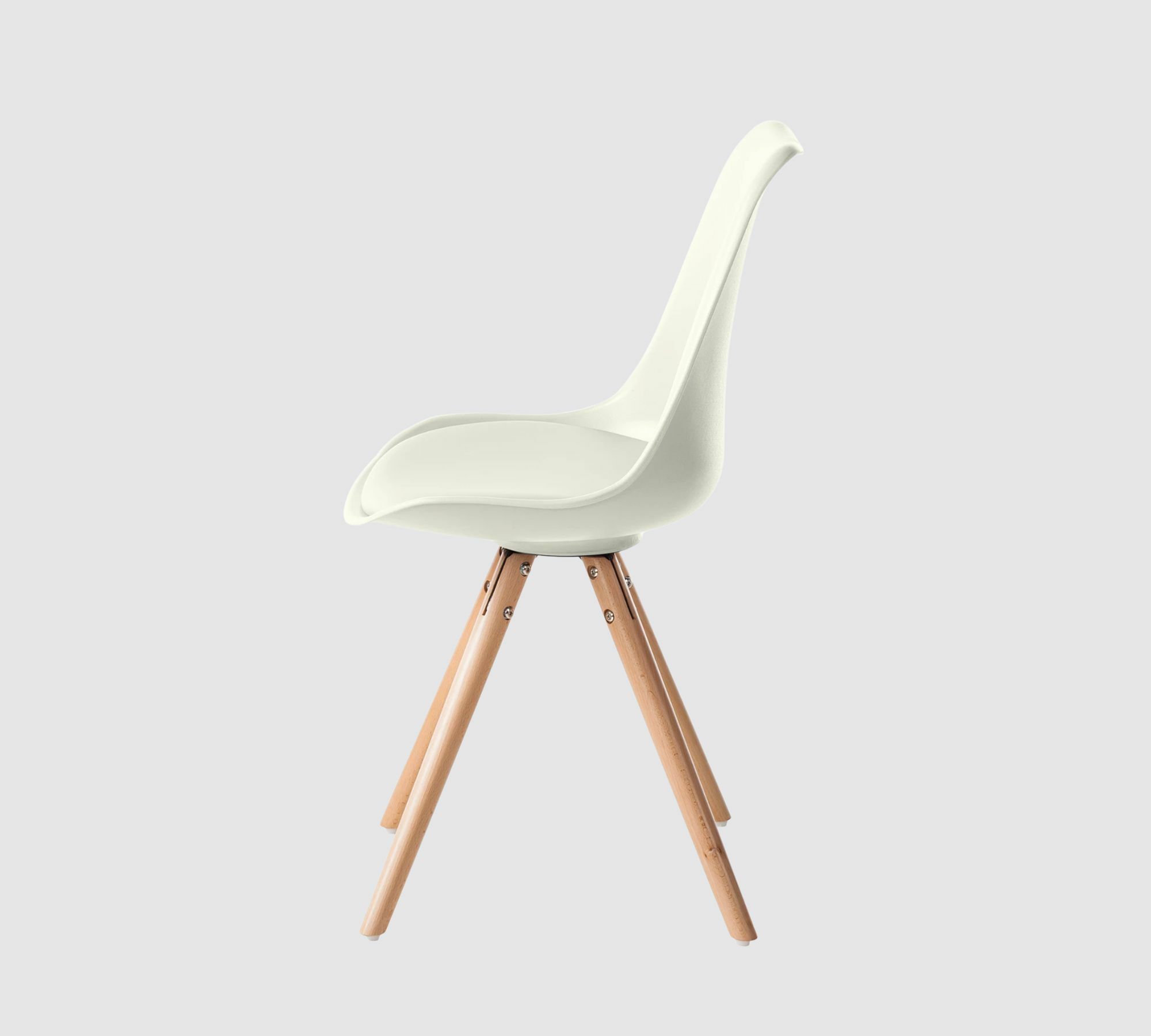 2x Dining chair White 3