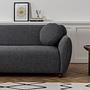 Eddy 2 Corner Sofa Dark Grey 4