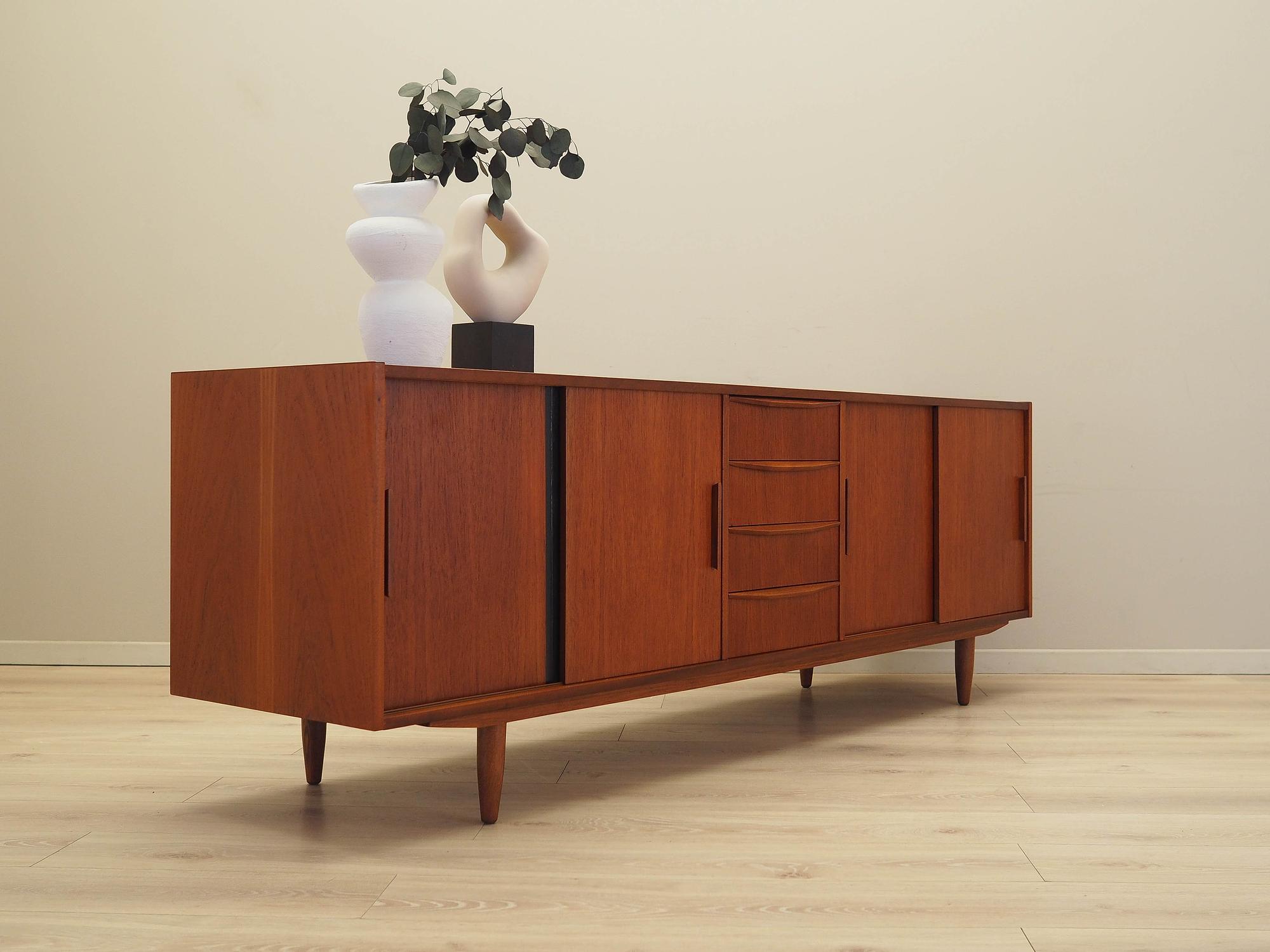 Teak-Sideboard Braun 1970er Jahre 5