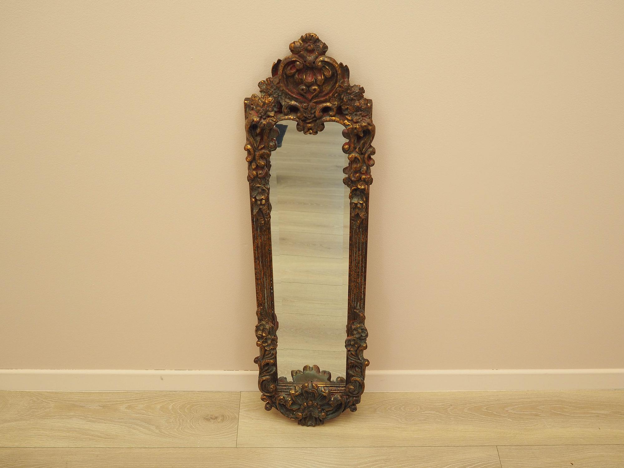 Mirror with wooden frame 2