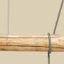 3-flammige Pendelleuchte Beton / Holz 2