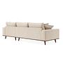 Ecksofa Harper 3-Sitzer Rechts Beige 7