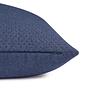 Harp Structure Kissenbezug Polyester Marineblau 45 x 45 cm 2