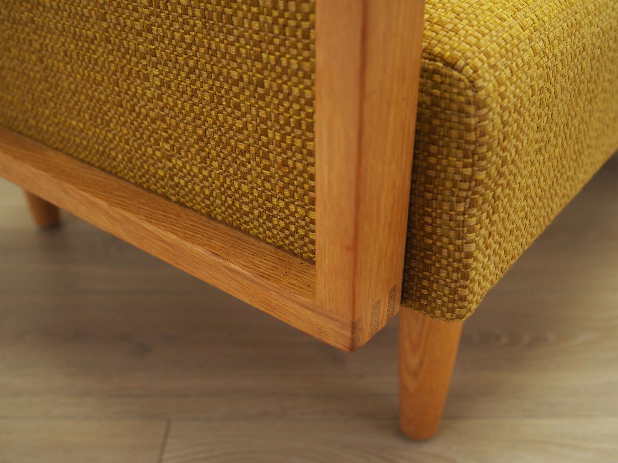 Oak Yellow Sofa 1960s 11