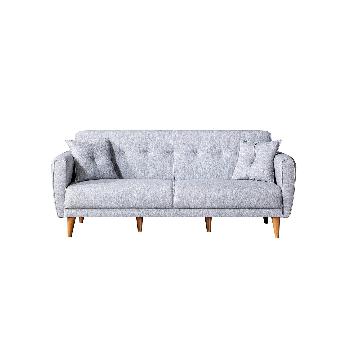 Aria Schlafsofa 3-Sitzer Grau 4