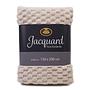 Blanket Jacquard Bubbles Polyester Cream 150 x 200 cm 2