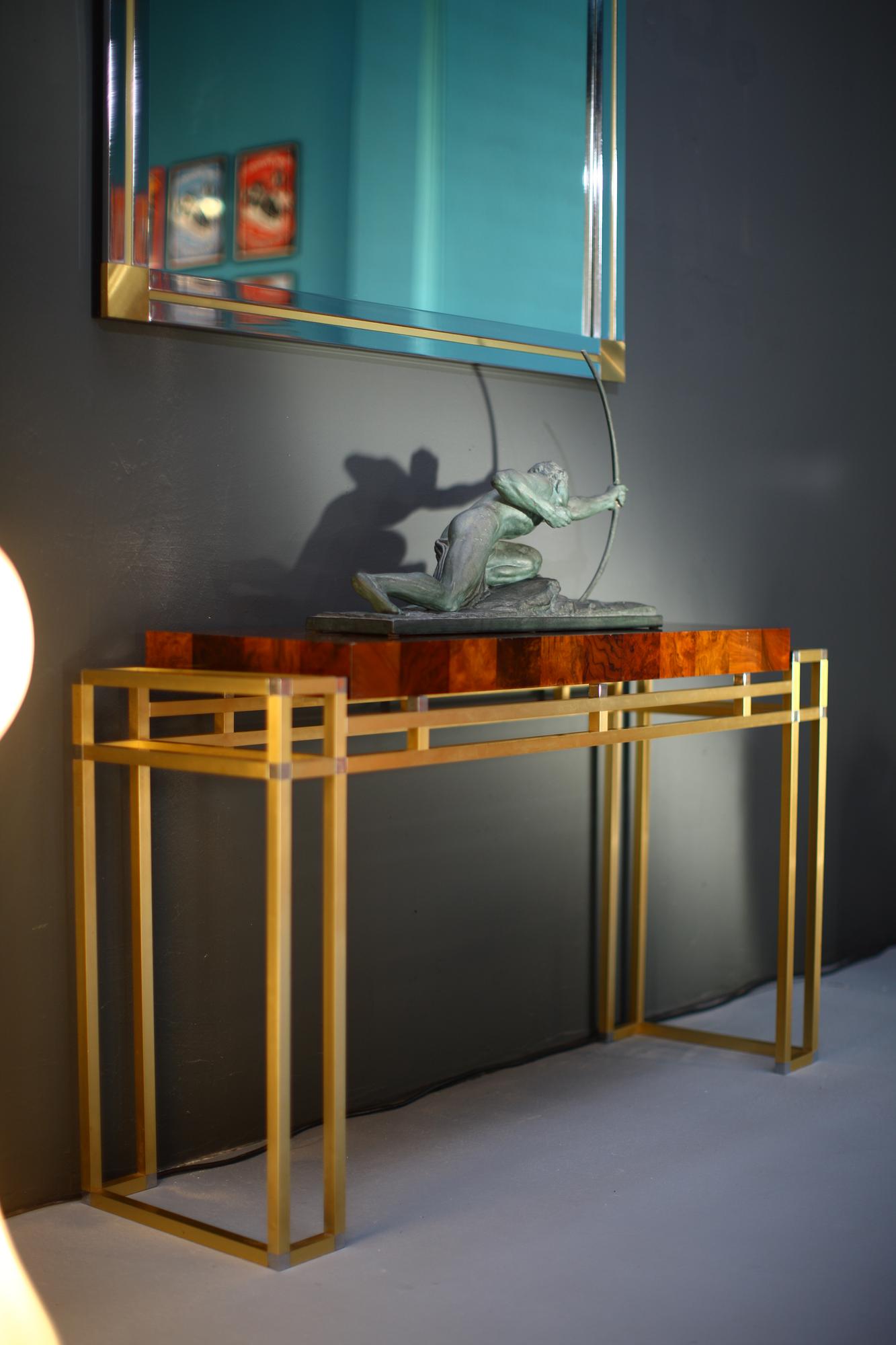 G. Boni Sculpture Archer 1960s Bronze-patinated Plaster 3