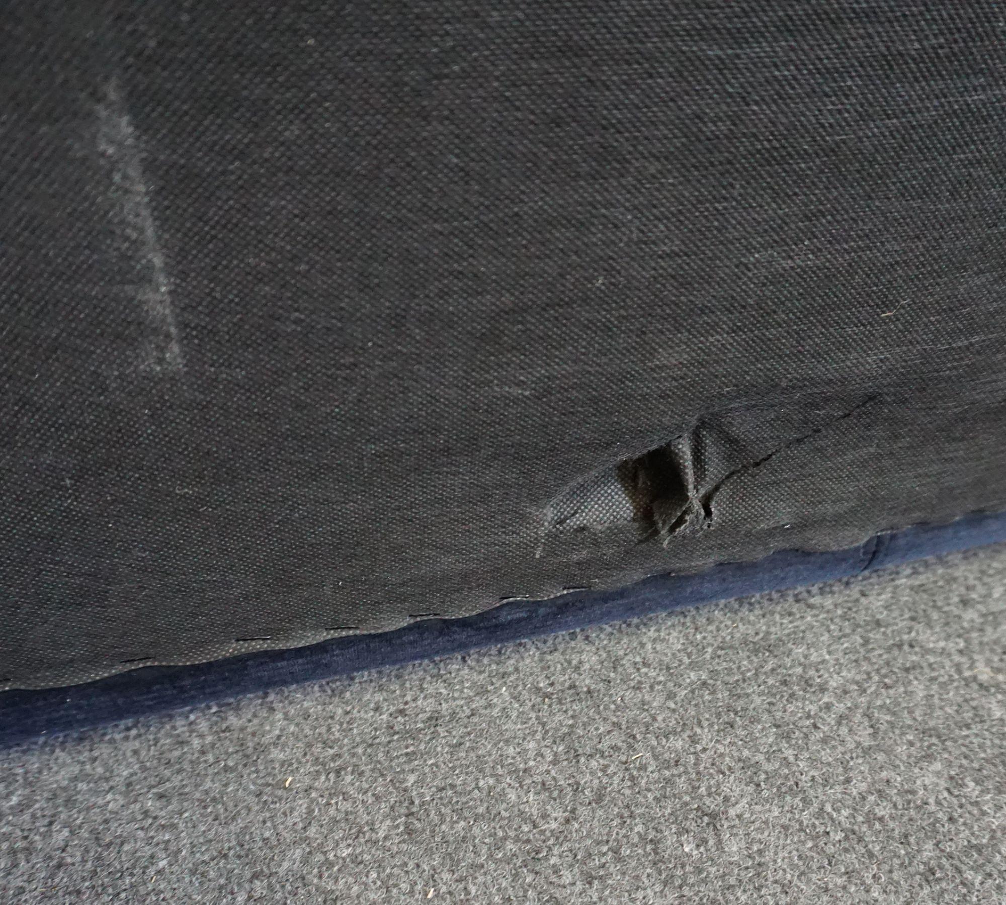 Sigrid Sofa 3-Sitzer Velour Lux Navy 9