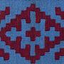 Kilim Gashgai Teppich Wolle Blau 3