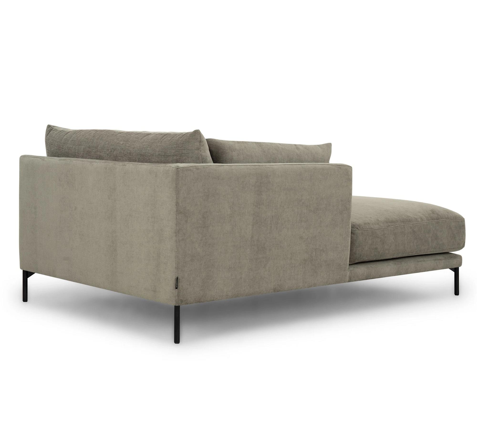 Vincent 1-Sitzer Récamiere Links Planet Grey Green 3