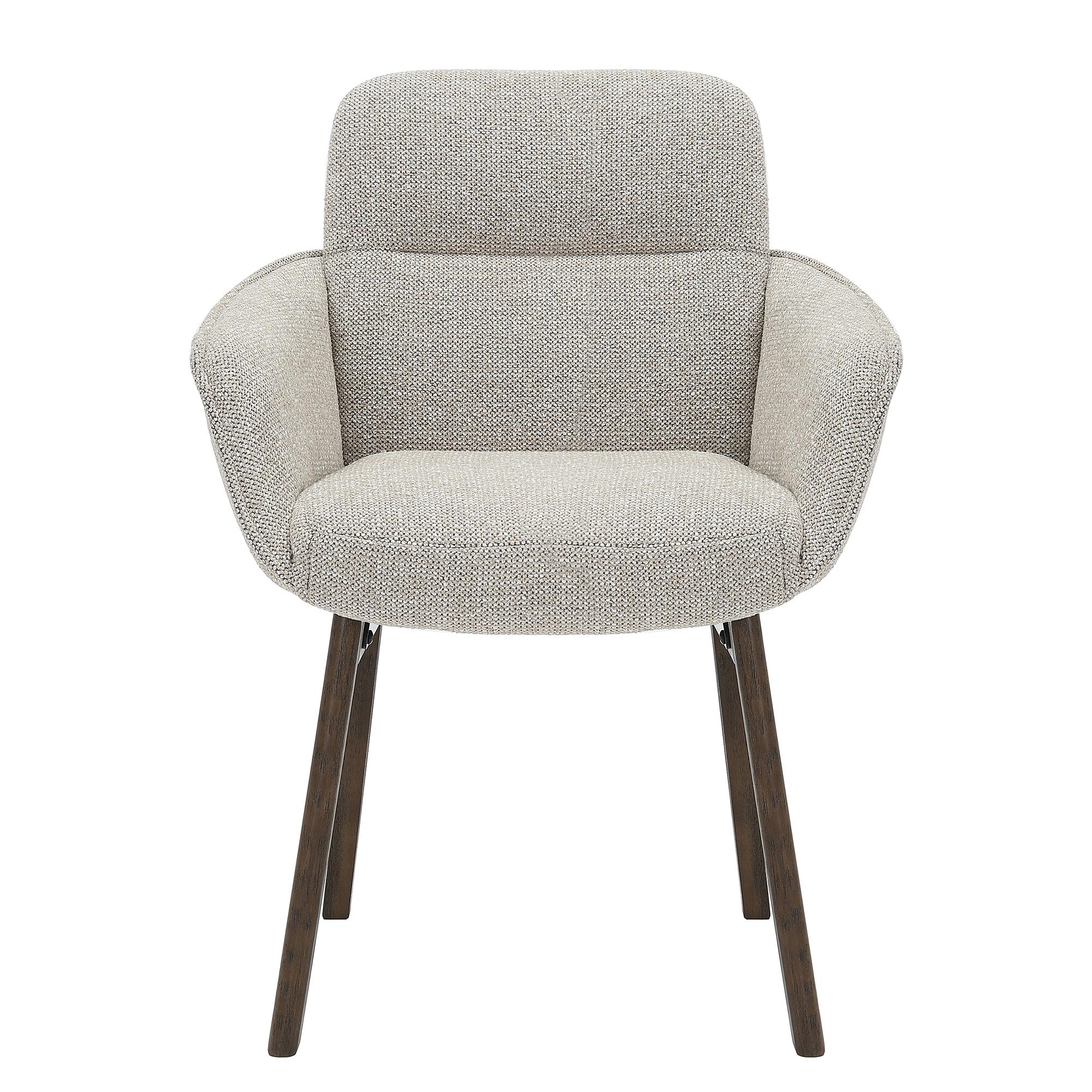 Chegas Armlehnenstuhl Lichtgrau 1