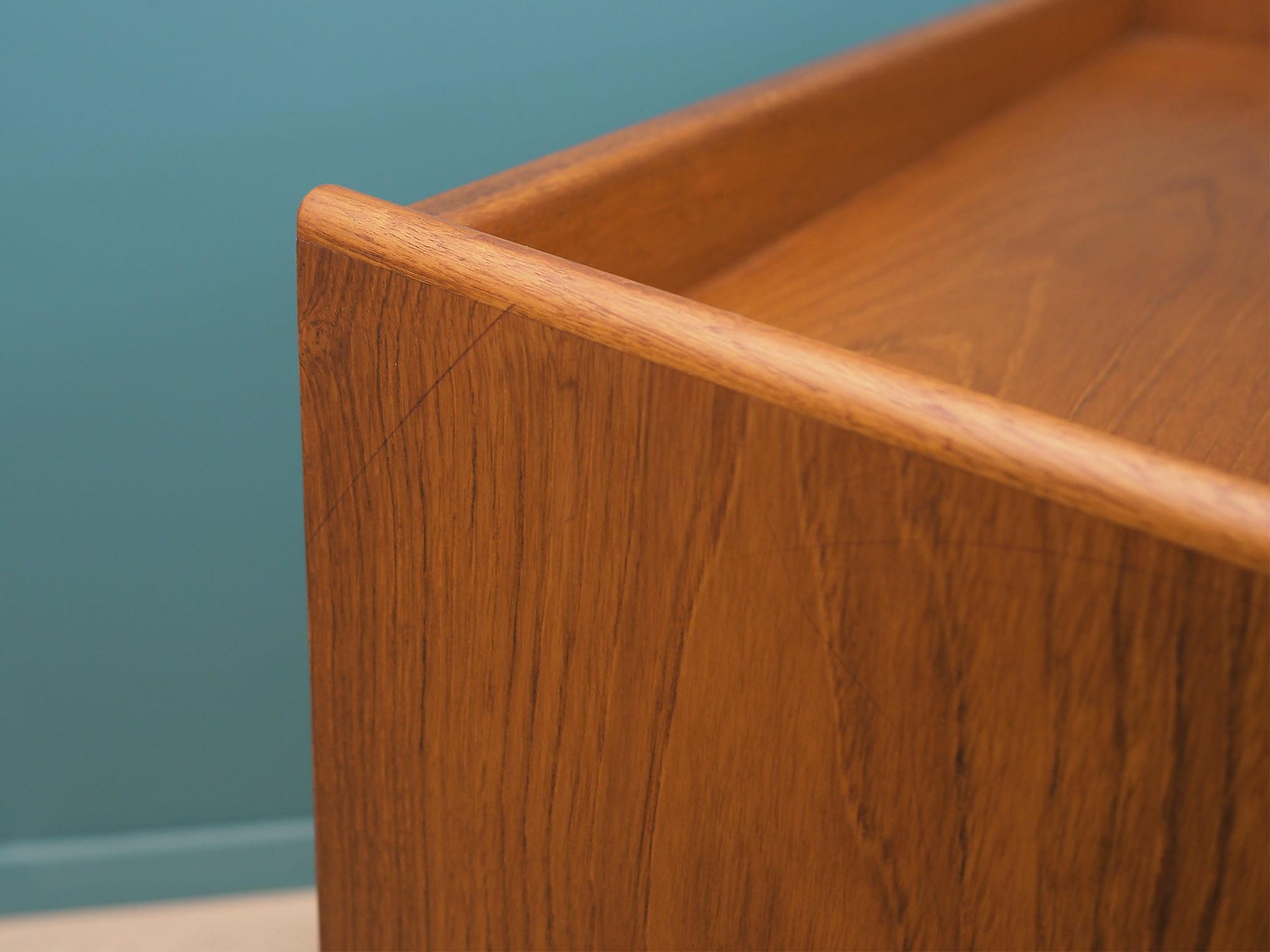 Vintage dressing table Teak wood brown 1960s 13