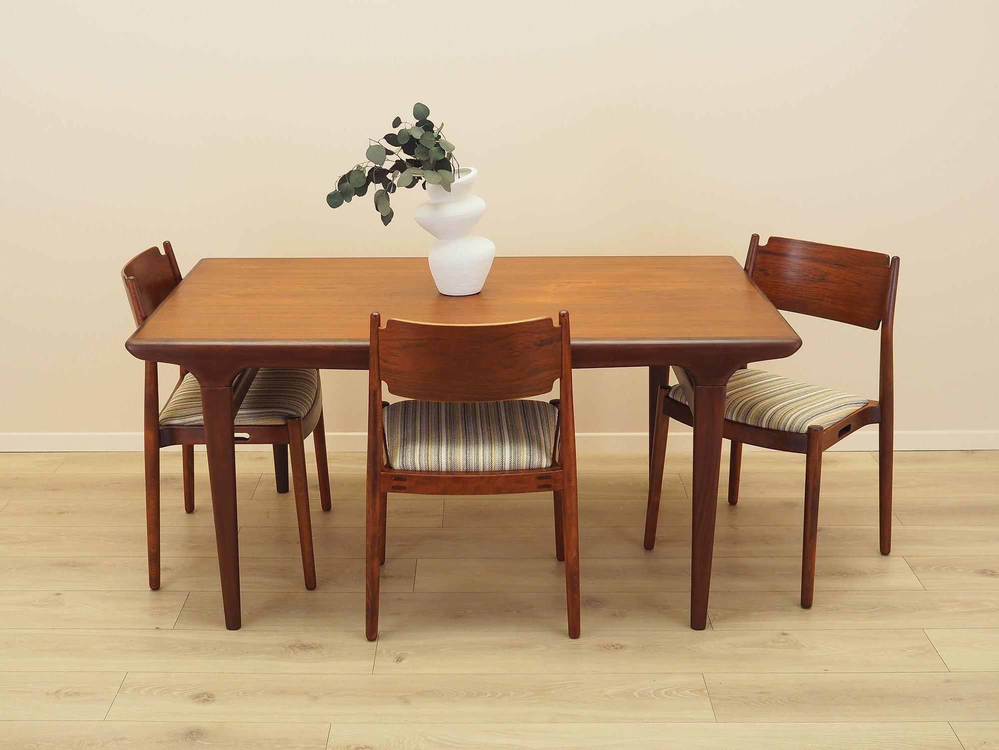 Teak Table Brown 1970s 3