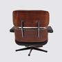 Eames Lounge Chair mit Ottoman Schwarz 4